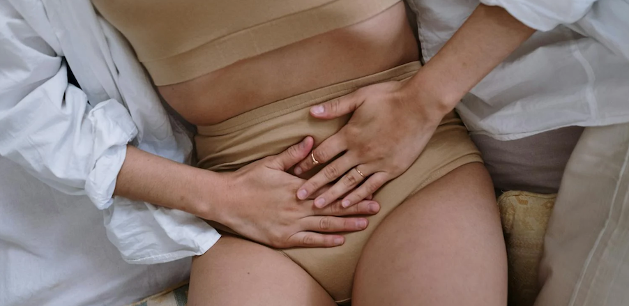 Person with endometriosis symptoms